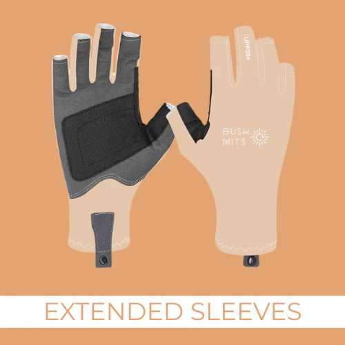 Bush Mits Nudey’s UPF 50+ Sun Protection Gloves