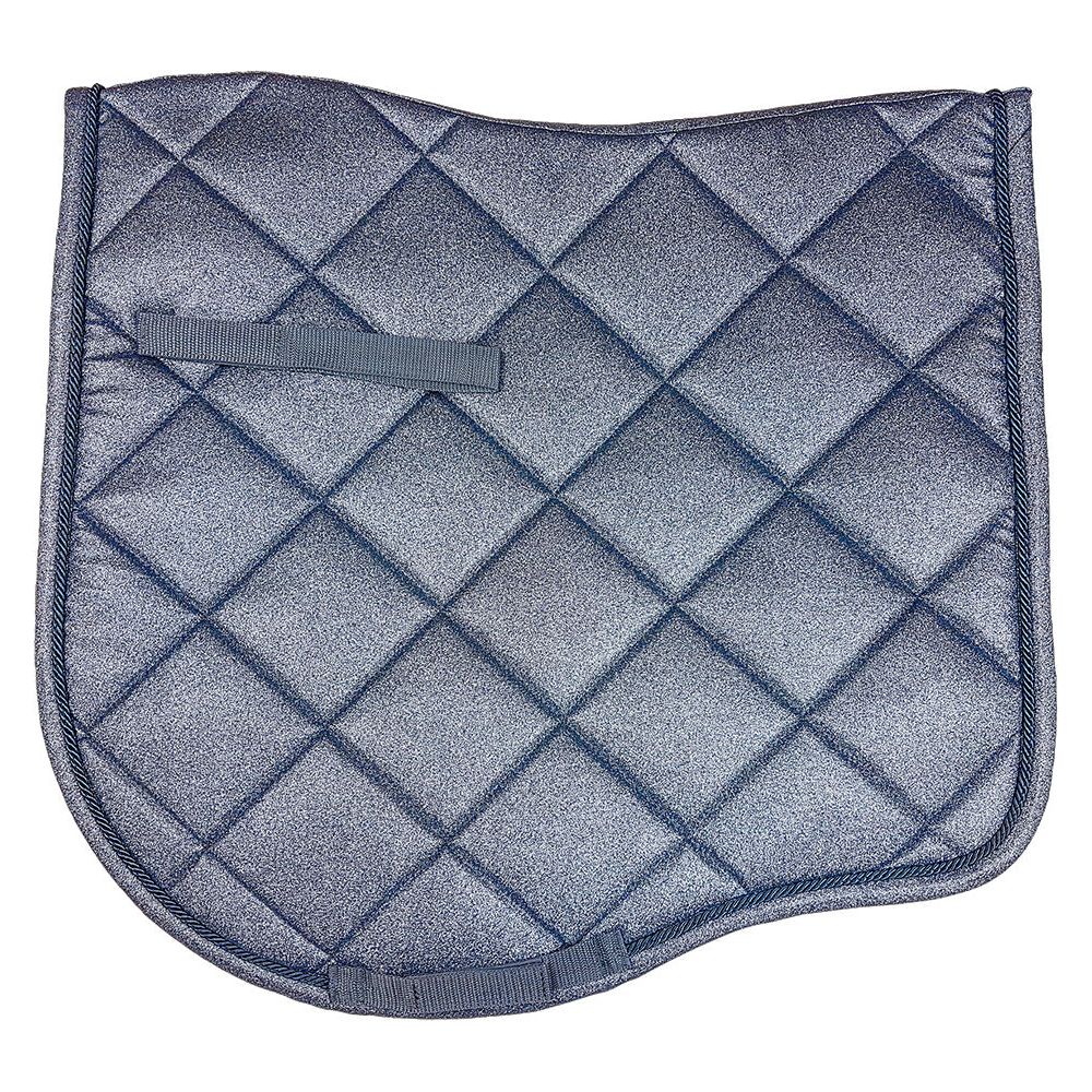 Glitter Dressage Saddlecloth – Pony Size – Steel