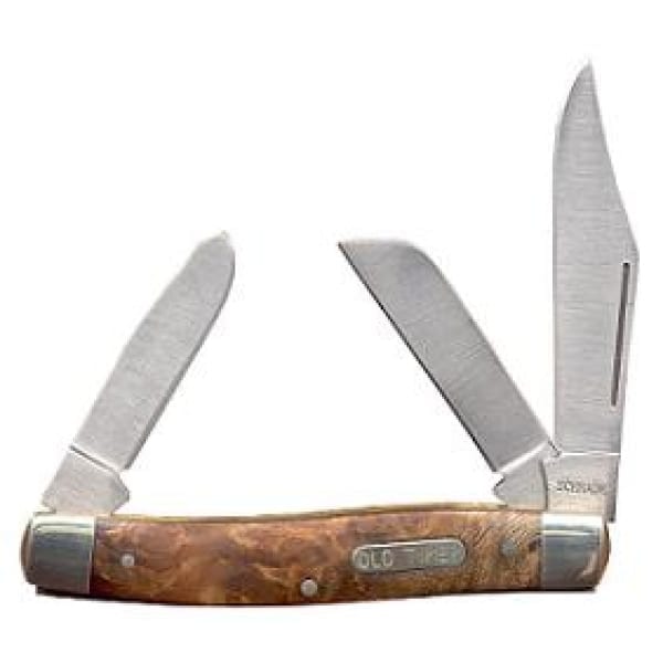 Schrade Senior 3 Blade Stock Knife (8OTW)