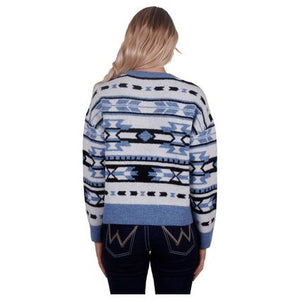 Wrangler - Women’s Gigi Knitted Pullover - Blue