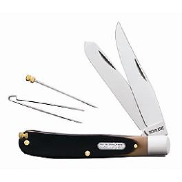 Schrade Bearhead Trapper – 2 Blade with Pick & Tweezer