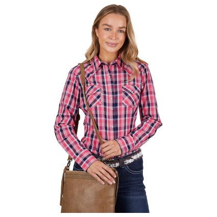 Pure Western - Women’s Lulu Check Western Long Sleeve Shirt