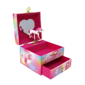 Pink Poppy Dreamland Unicorn Musical Jewellery Box – Small