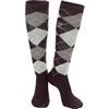 Horse - Holly Knee Socks - Dark Brown