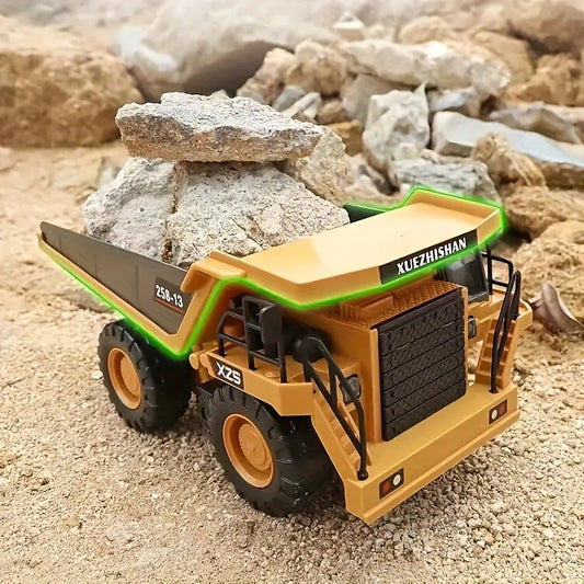 Heavy Machinery Dump Truck Model – Yellow