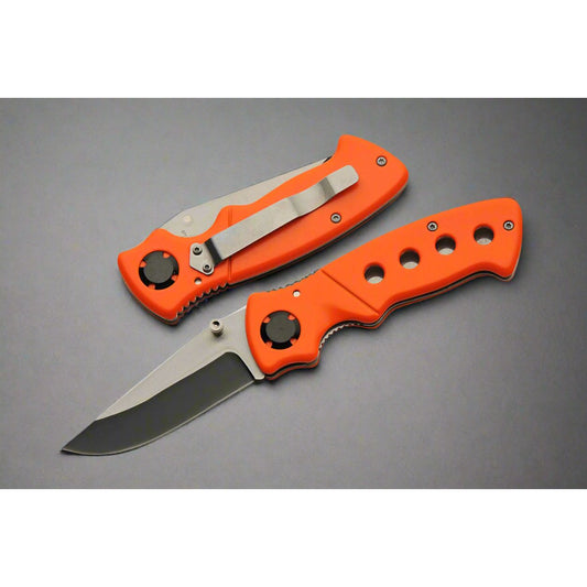 Orange Folder Knife – 108mm Closed