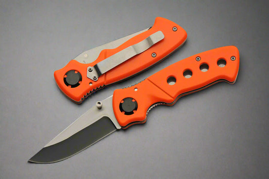 Orange Folder Knife – 108mm Closed