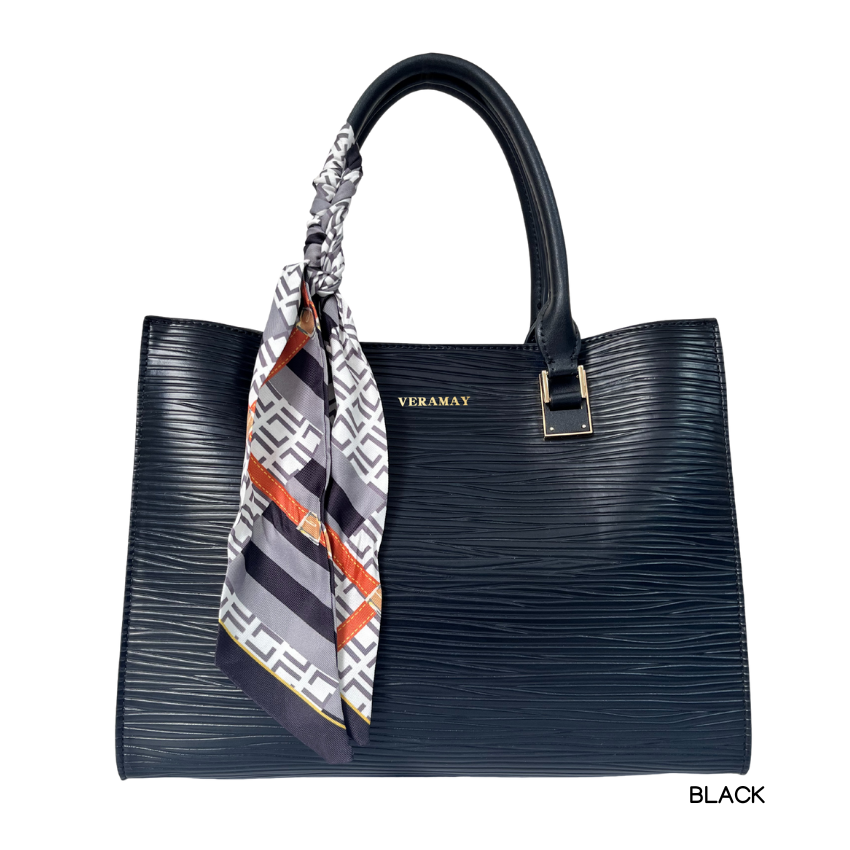 ALHO Black - Vera May Handbag – Vegan Leather Collection