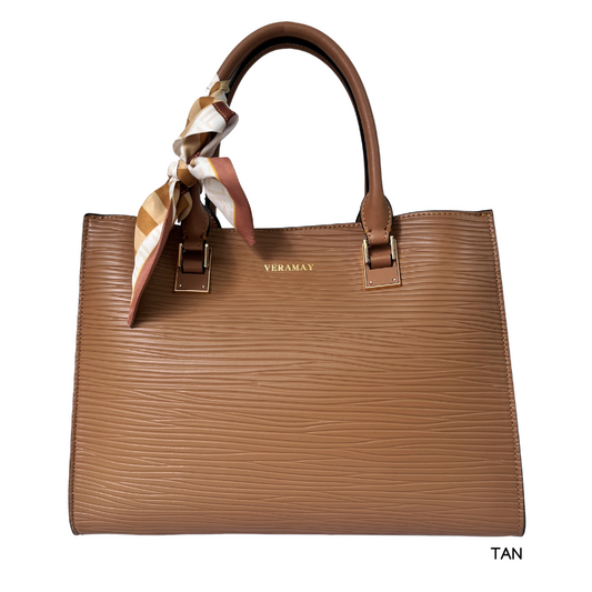ALHO Tan - Vera May Handbag – Vegan Leather Collection