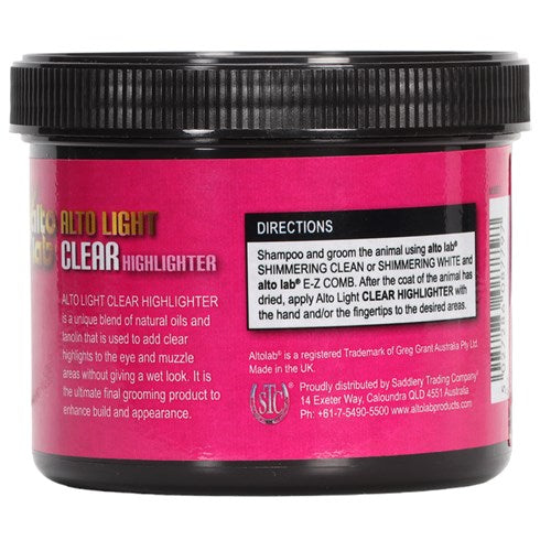 Alto Grooming Highlighters for Horses - 400G
