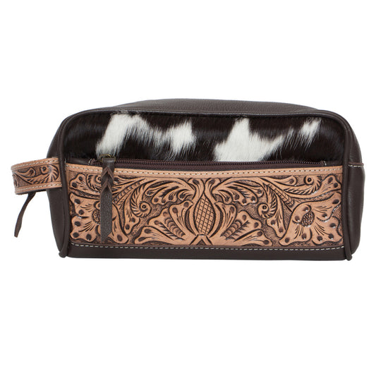 Tooling Leather Cowhide Travel Bag – Rugged Elegance for the Modern Nomad