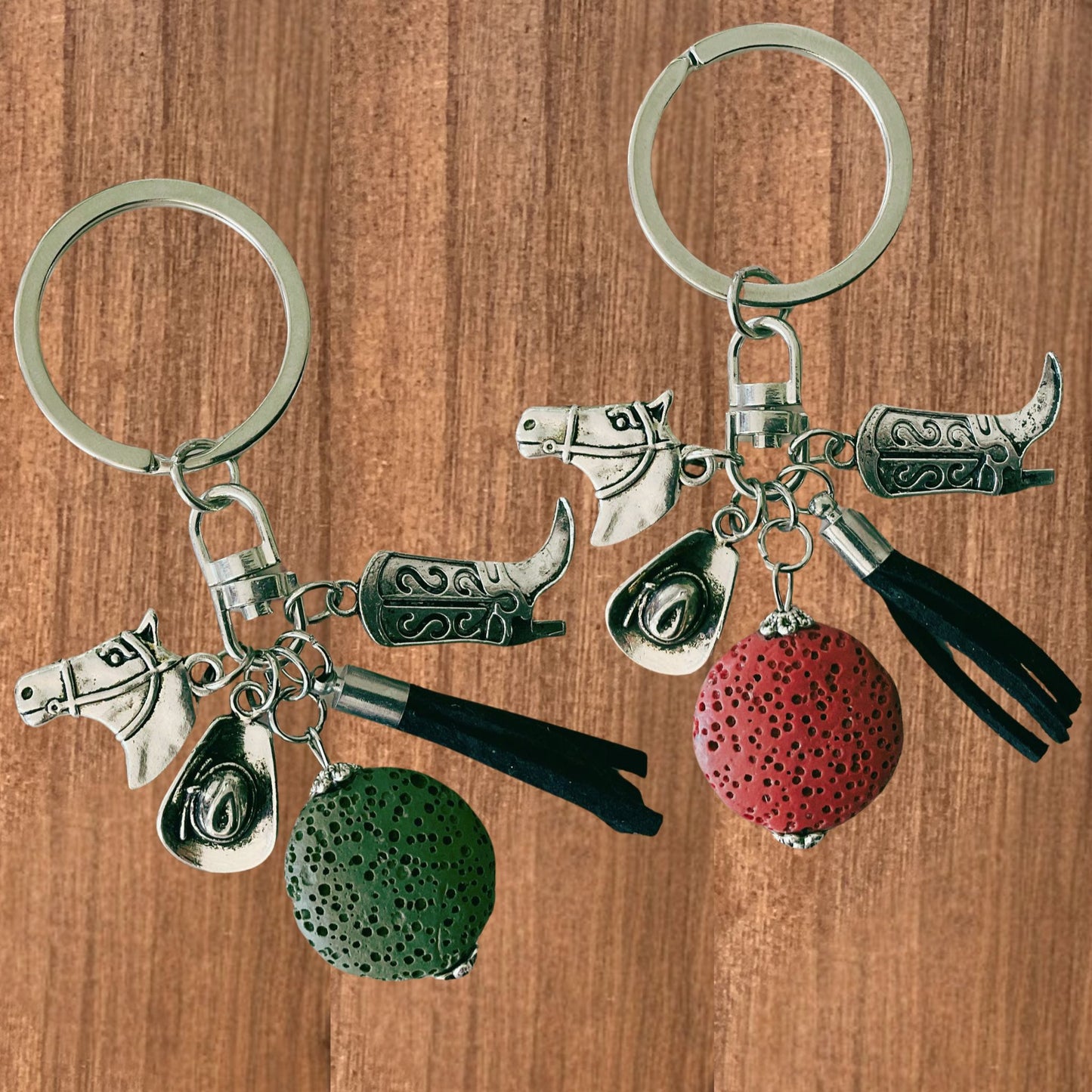Lava Aroma Horse Charm Keyring