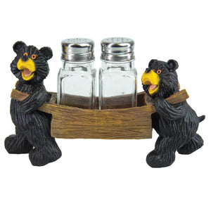 Salt & Pepper Set - Black Bear