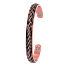 Load image into Gallery viewer, Plaited Rope - Copper Bangle
