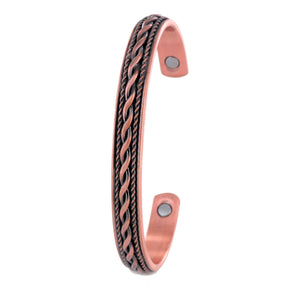 Plaited Rope - Copper Bangle