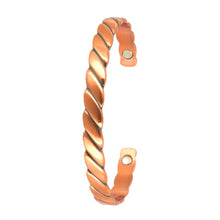 Load image into Gallery viewer, Twisted Rope - Copper Bangle
