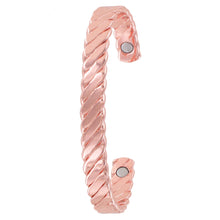 Load image into Gallery viewer, Twisted Copper Bangle
