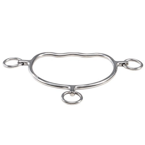 Anti-Rear Bit with Wave Mouth – Stainless Steel
