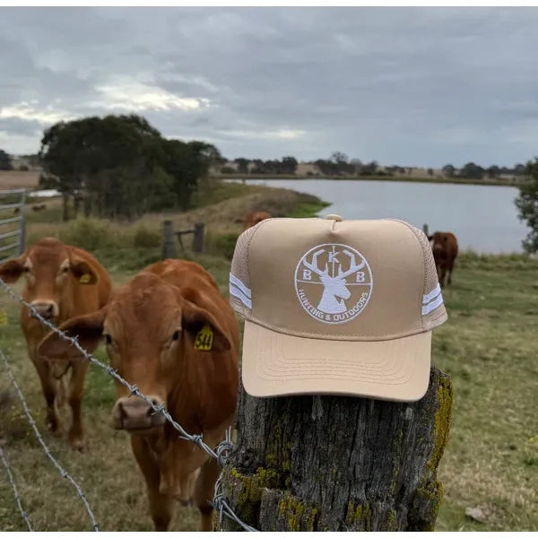 Beige BKB Trucker Cap