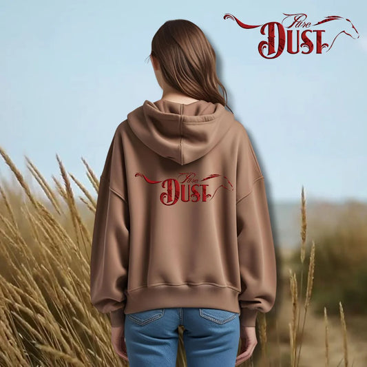 Pure Dust Rustic Logo Unisex Hoodie