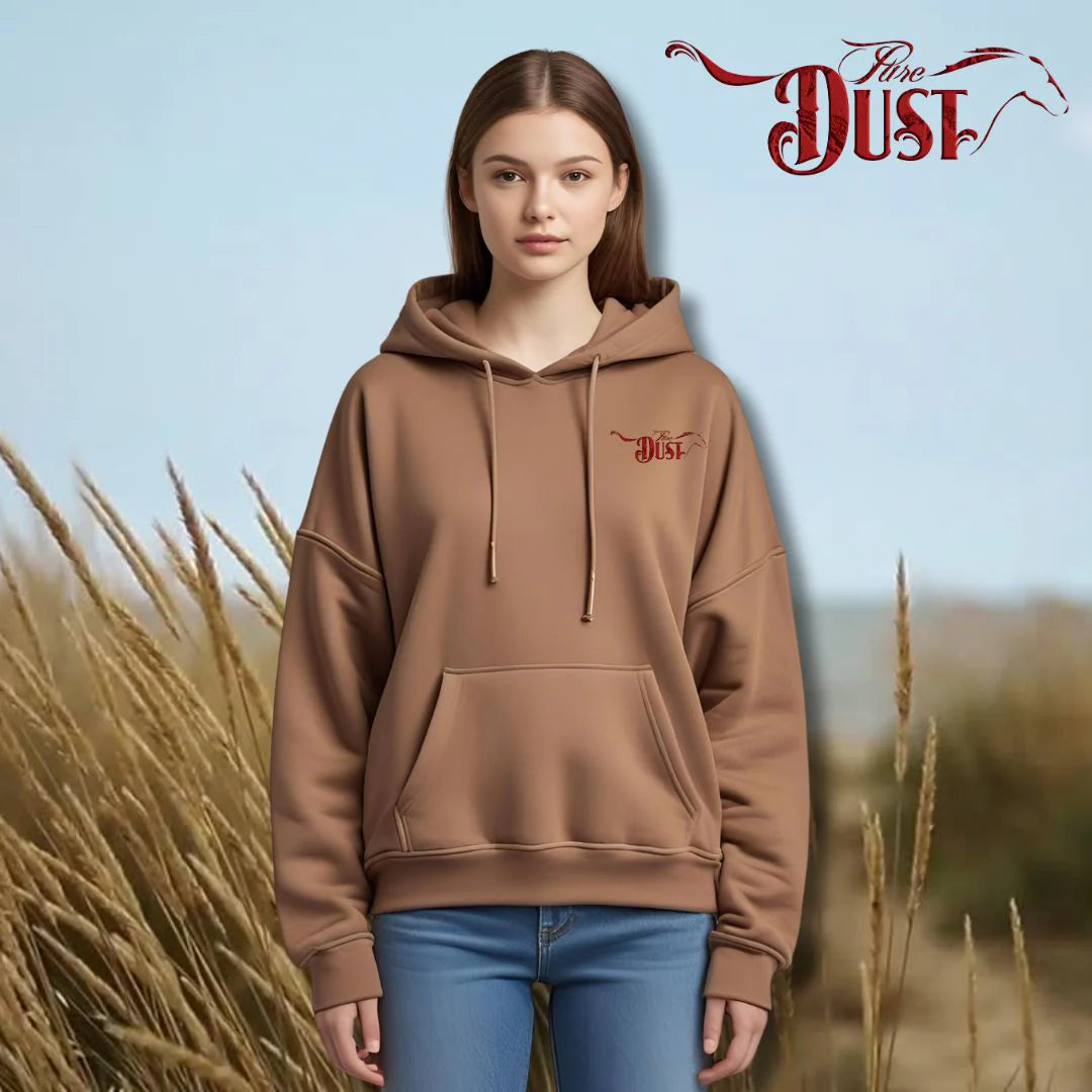 Pure Dust Rustic Logo Unisex Hoodie