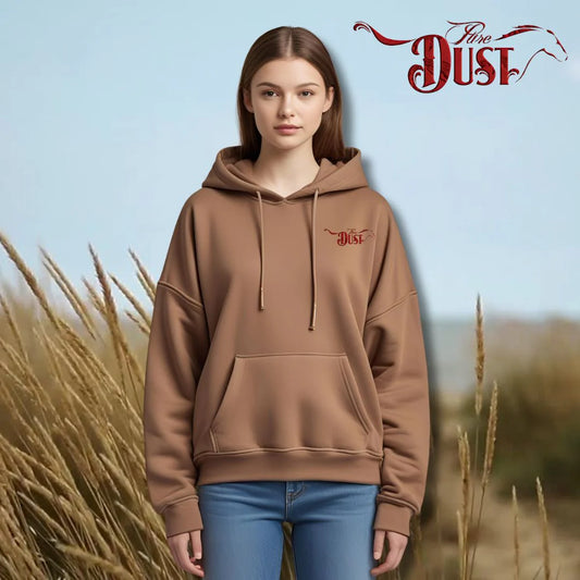 Pure Dust Rustic Logo Unisex Hoodie