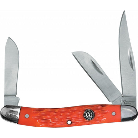 Cattlemen's Cutlery Signature Stockman Orange Pocket Knife