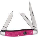 Cattlemen's Cutlery Stockman Pink Delrin Pocket Knife