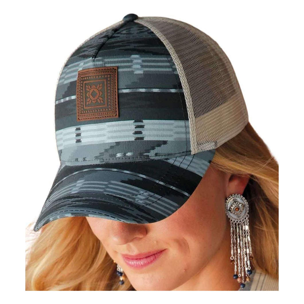 Cruel Girl Women’s Cap ‘Aztec’ Blue