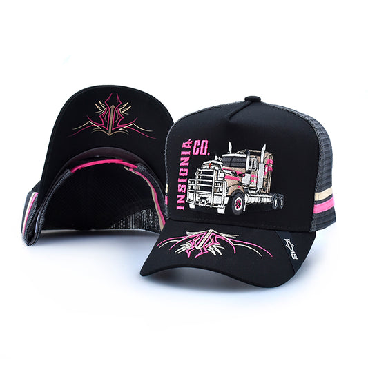 Long Haul Pink – High Profile Trucker Hat