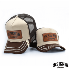 Load image into Gallery viewer, Brown Whiskey River – High Profile Trucker Hat
