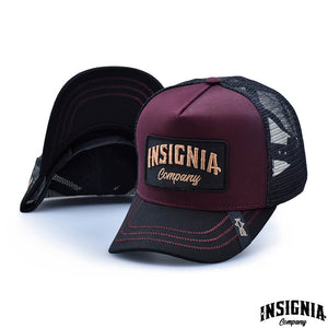 Hustler Maroon – High Profile Trucker Hat