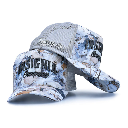 Winter Camo – High Profile Trucker Hat