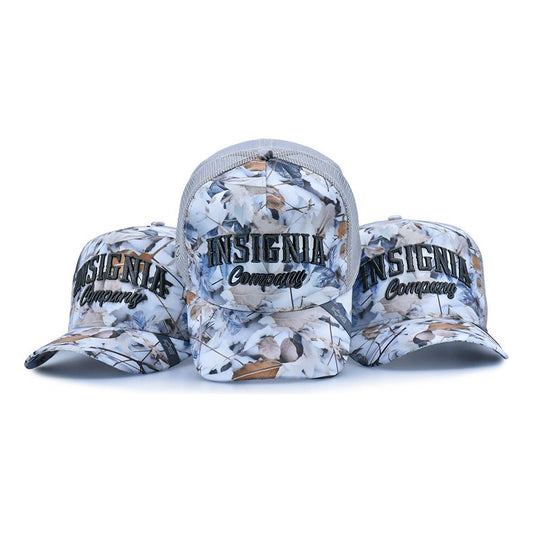 Winter Camo – High Profile Trucker Hat