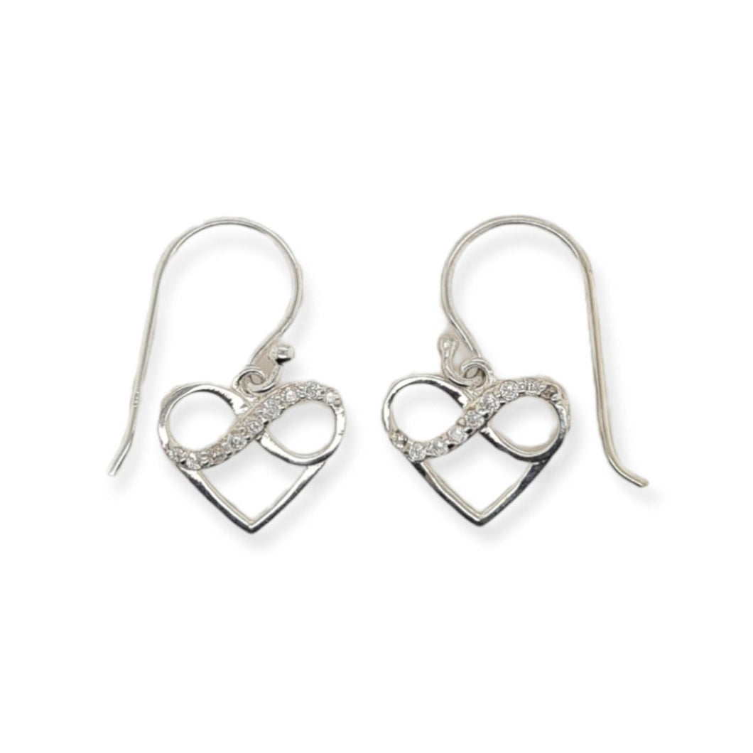 MCJ - Infinity Heart Drop Earring