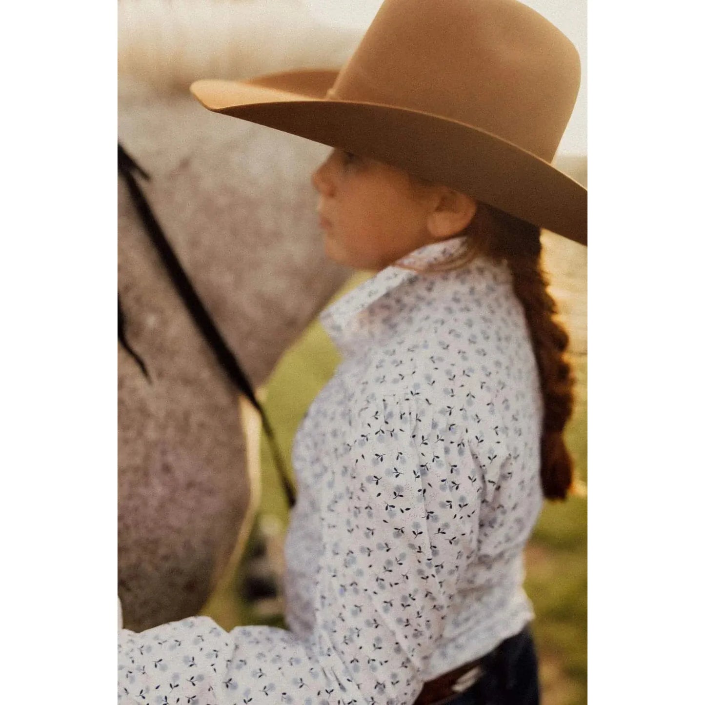 Black Colt - Alina Shirt - Blue Floral