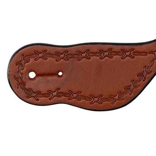 Fort Worth Barbed Wire Series Shaped Spur Straps – Ladies/Child Size