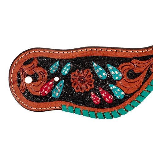 Fort Worth Cactus Turquoise Spur Straps - Ladies