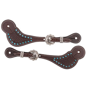 Fort Worth Basket Spur Straps w/Copper