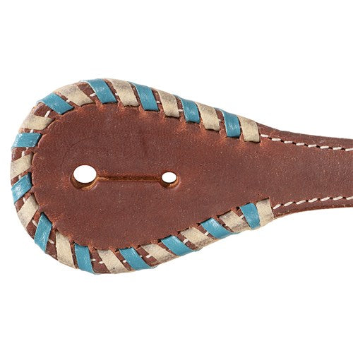 Fort Worth Aponi Spur Straps – Turquoise Two Tone