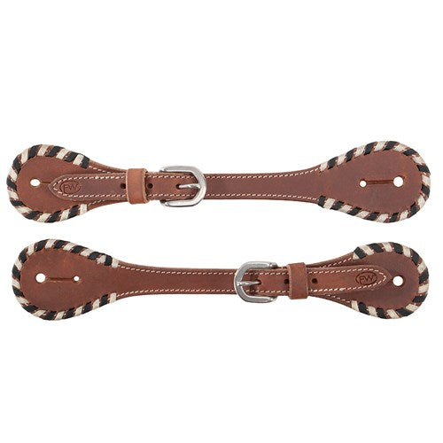 Fort Worth Chenoa Spur Straps – Two Tone