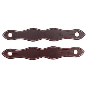 Fort Worth Plain Slobber Straps - Latigo