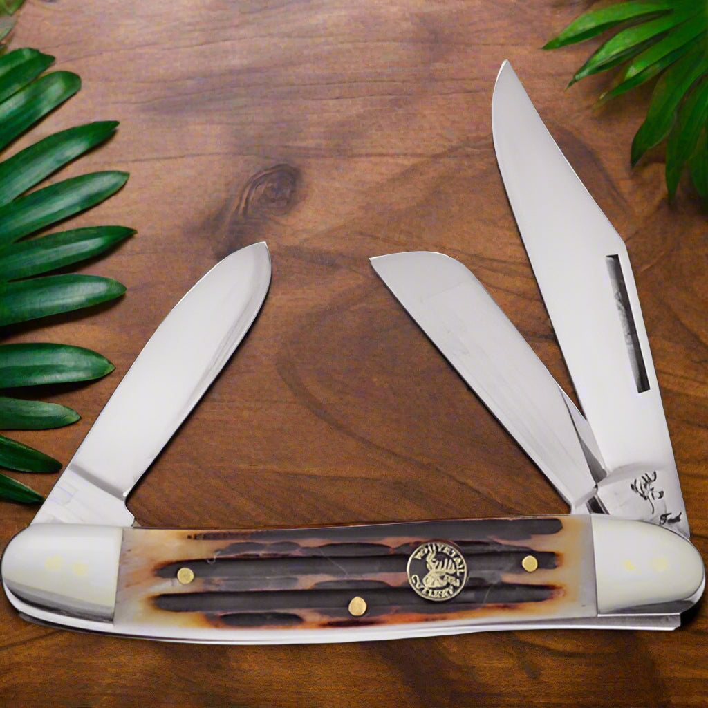 Frost Whitetail Cuttin Horse Bone 3.75″