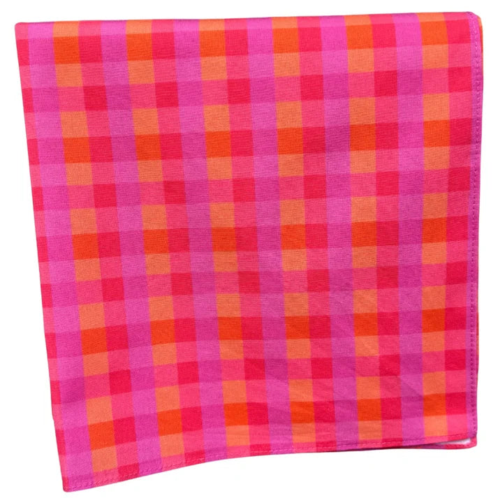 Bush Mits Golden Hour Gingham Neck Scarf