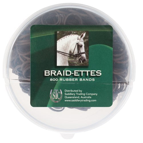Showmaster Braid-ettes Rubber Bands – 800 Pack