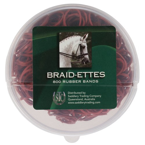 Showmaster Braid-ettes Rubber Bands – 800 Pack