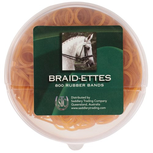 Showmaster Braid-ettes Rubber Bands – 800 Pack