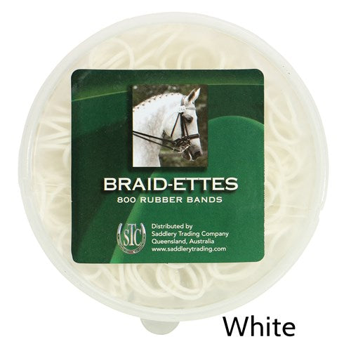 Showmaster Braid-ettes Rubber Bands – 800 Pack