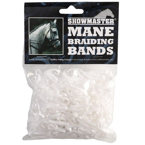 Showmaster Silicone Braiding Bands – 500 Pack