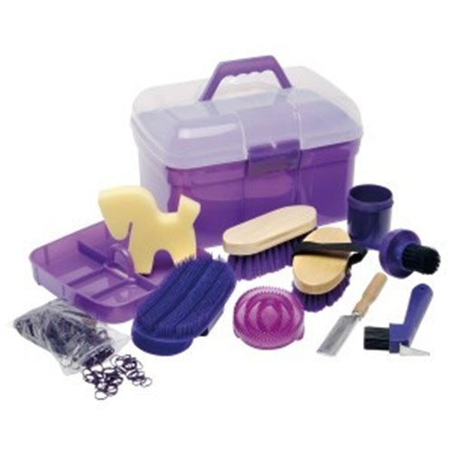 🐴 Showmaster Pony Club Grooming Kit – Various Colours